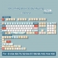 Dreaming Back to Dunhuang 104+34 / 54 Cherry Profile Keycap Set Cherry MX PBT Dye-subbed for Mechanical Gaming Keyboard